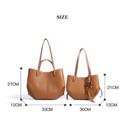 Top Grain Leather Inspired Wings Tote Bag