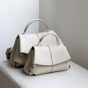 Top Grain Leather Women Smile Bag