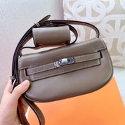 Top Grain Leather New Kelli Saddle Bag