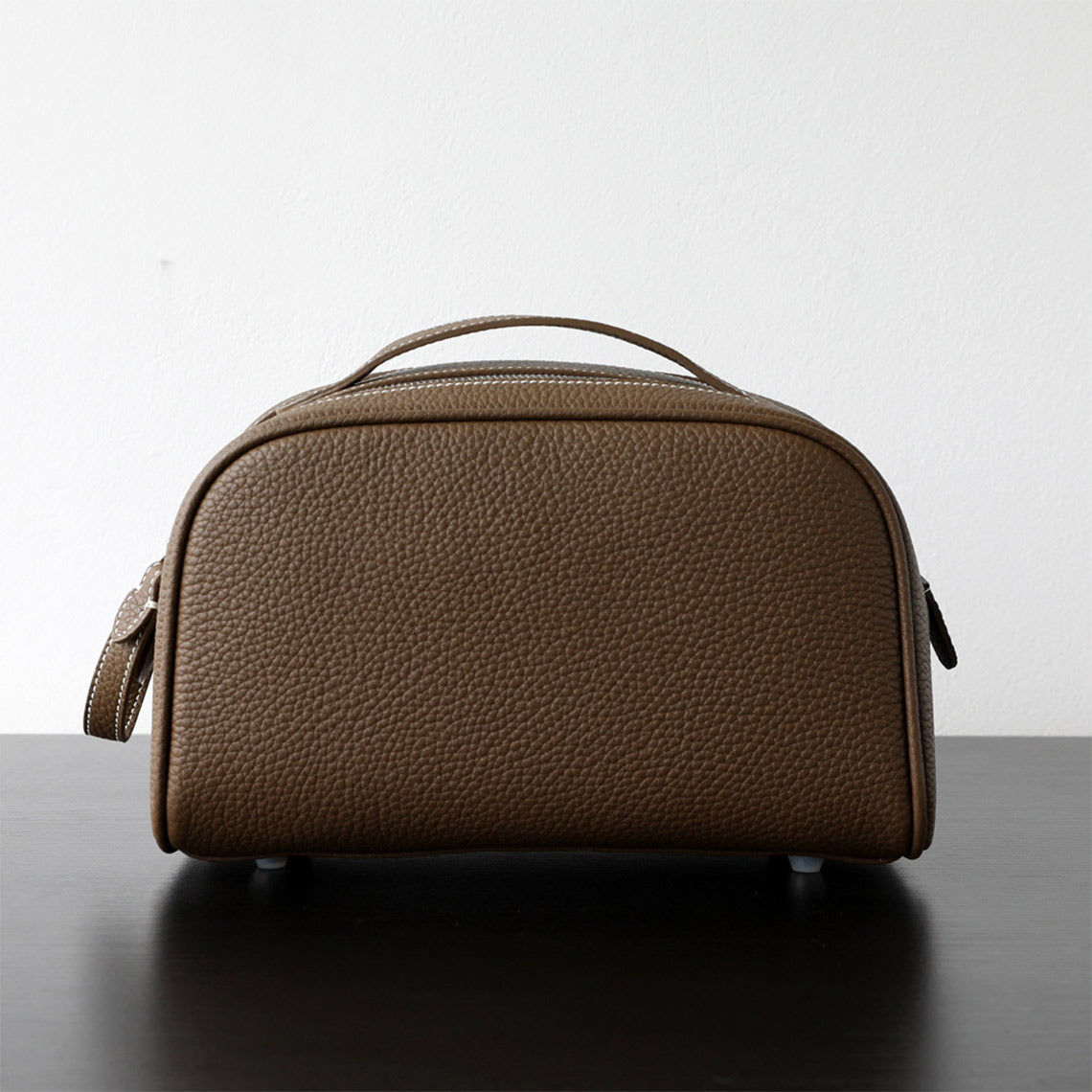Top Grain Leather Luxury Cosmetic Toiletry Kit Bag
