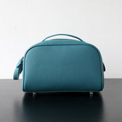 Top Grain Leather Luxury Cosmetic Toiletry Kit Bag