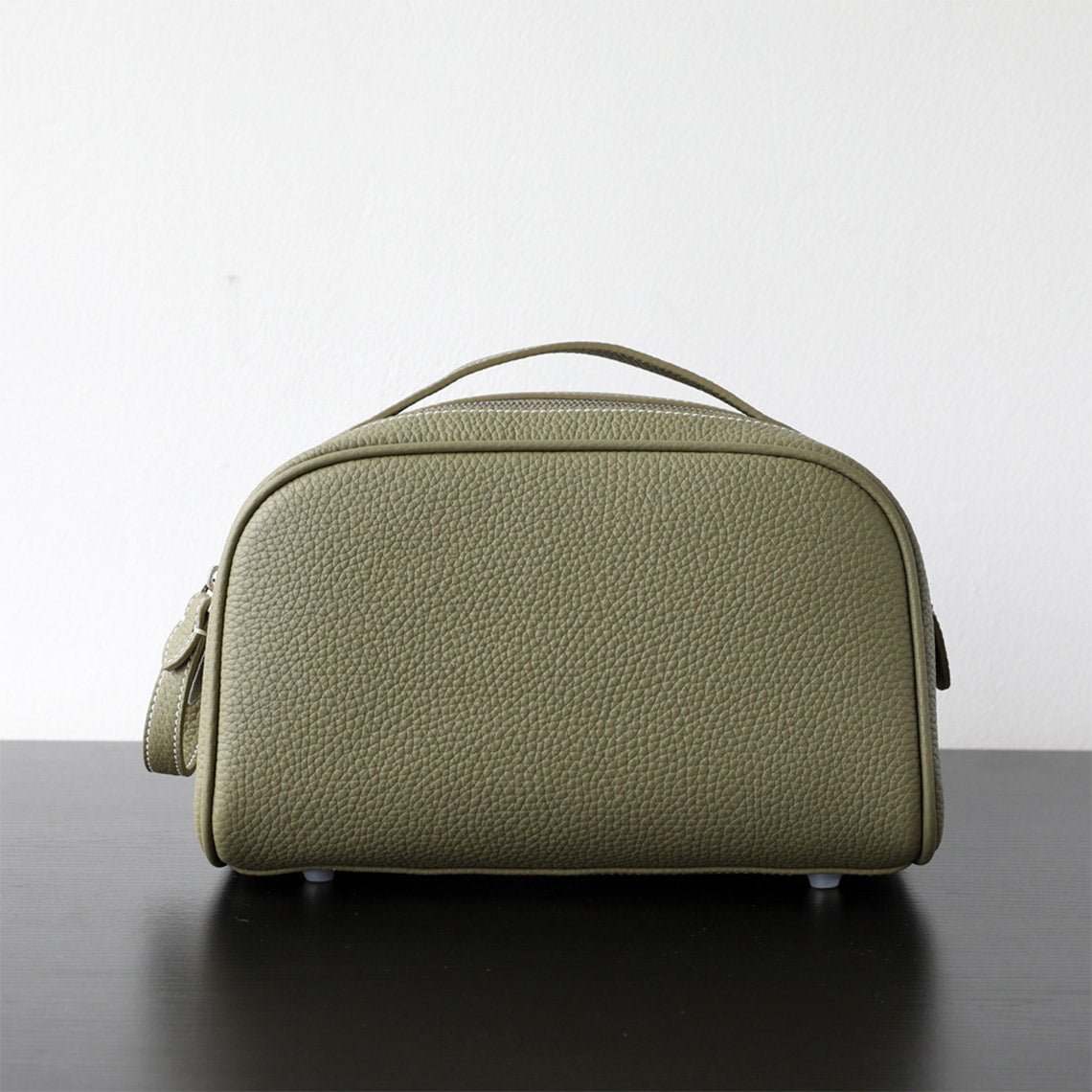 Top Grain Leather Luxury Cosmetic Toiletry Kit Bag