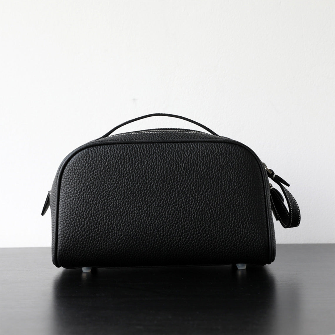 Top Grain Leather Luxury Cosmetic Toiletry Kit Bag