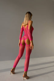Bella's pink bodystocking