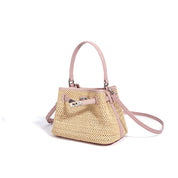 Straw Summer Bucket Bag