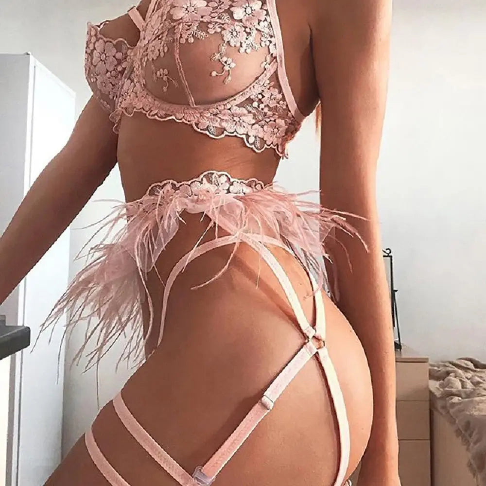 DANI LINGERIE 3 PIECE SET Chaotic Fashion