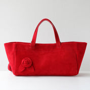 Suede Rose Bag
