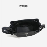 Top Grain Leather Inspired Kelli Bucket Bag