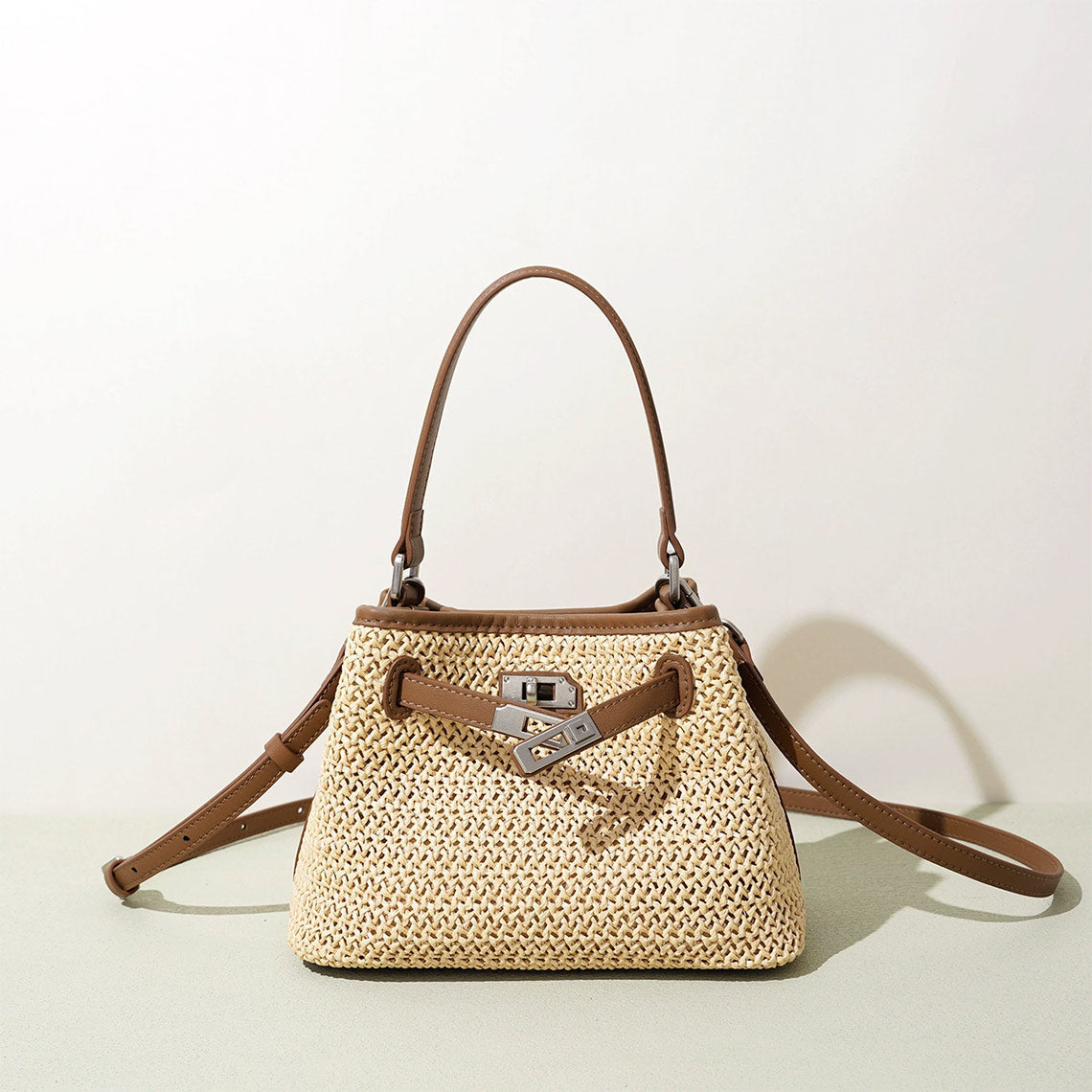 Straw Summer Bucket Bag