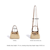 Straw Summer Bucket Bag