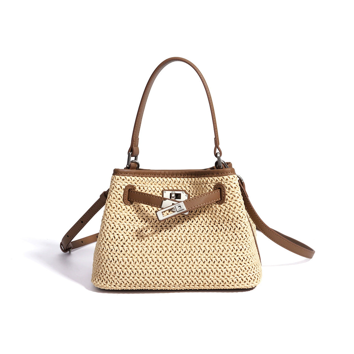 Straw Summer Bucket Bag