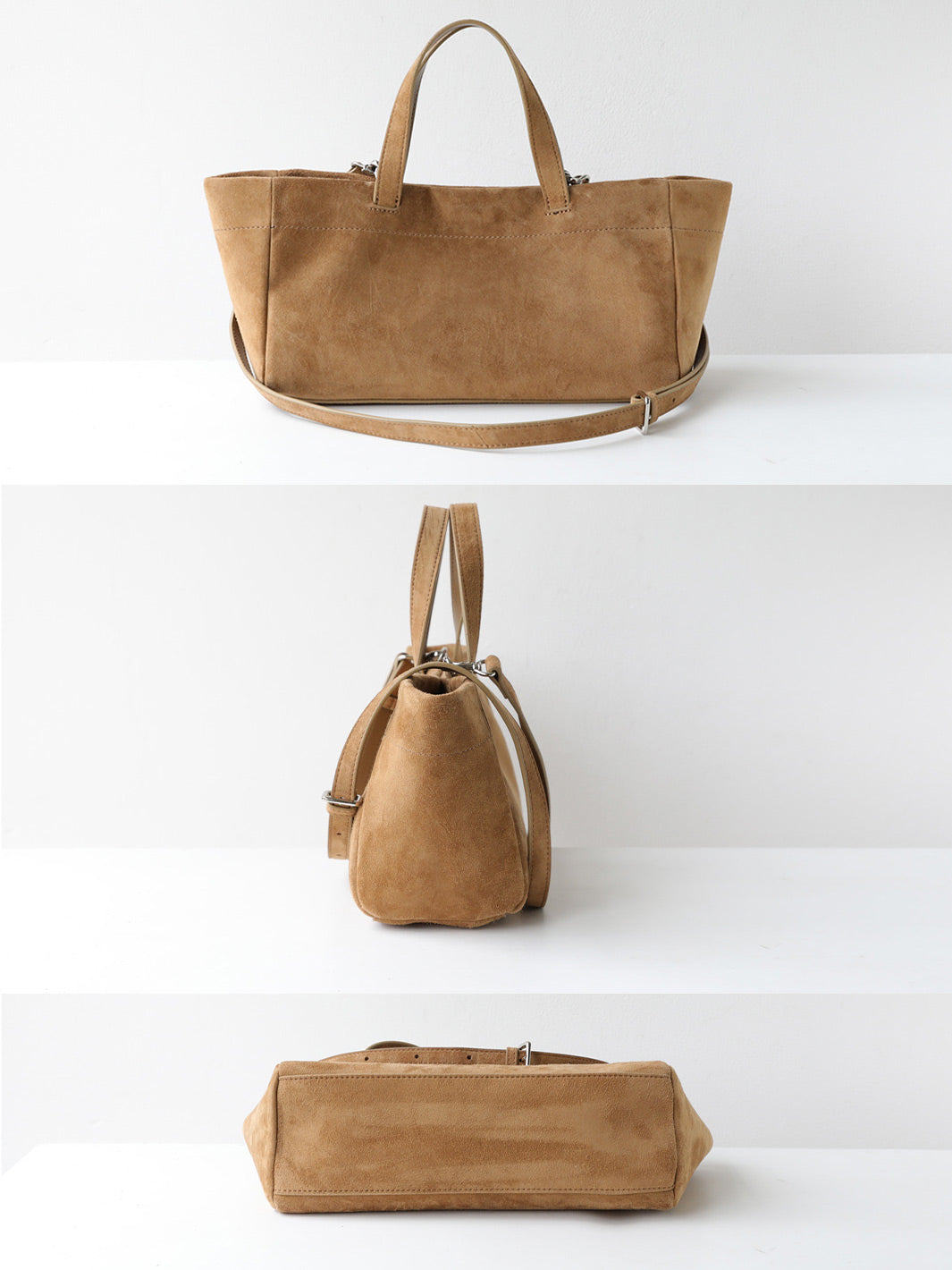 Suede Rose Bag