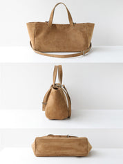 Suede Rose Bag