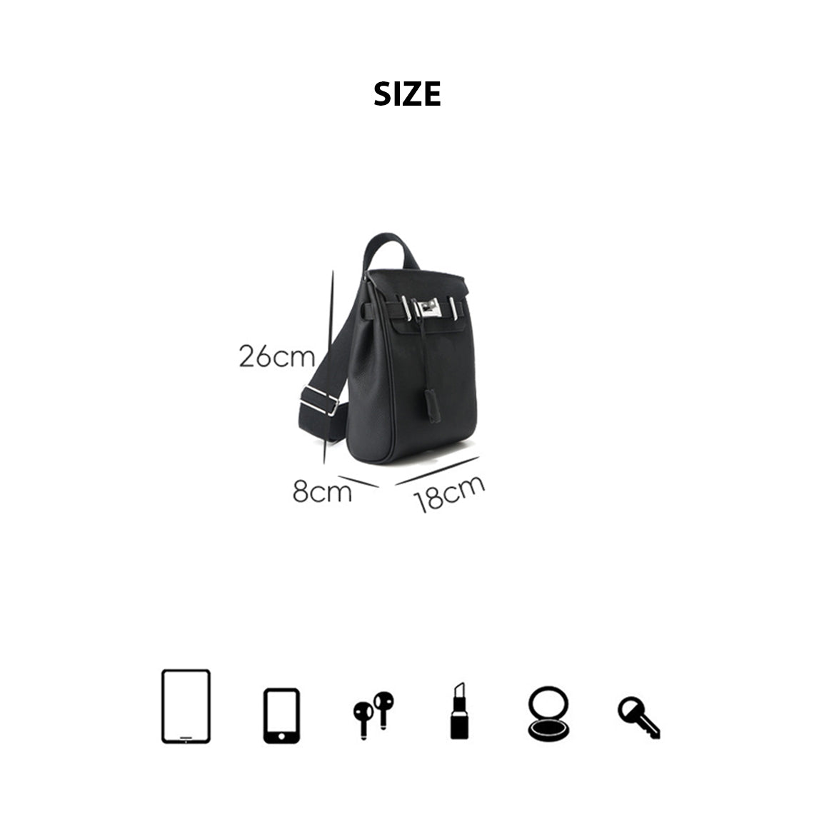 Top Grain Leather Inspired New Kelli Crossbody Fanny Pack