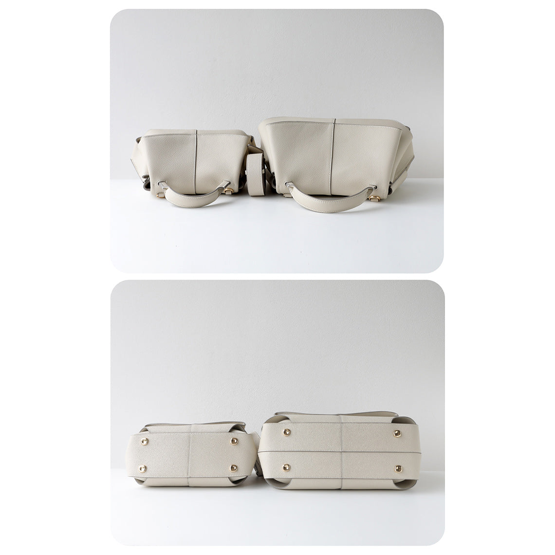 Top Grain Leather Women Smile Bag