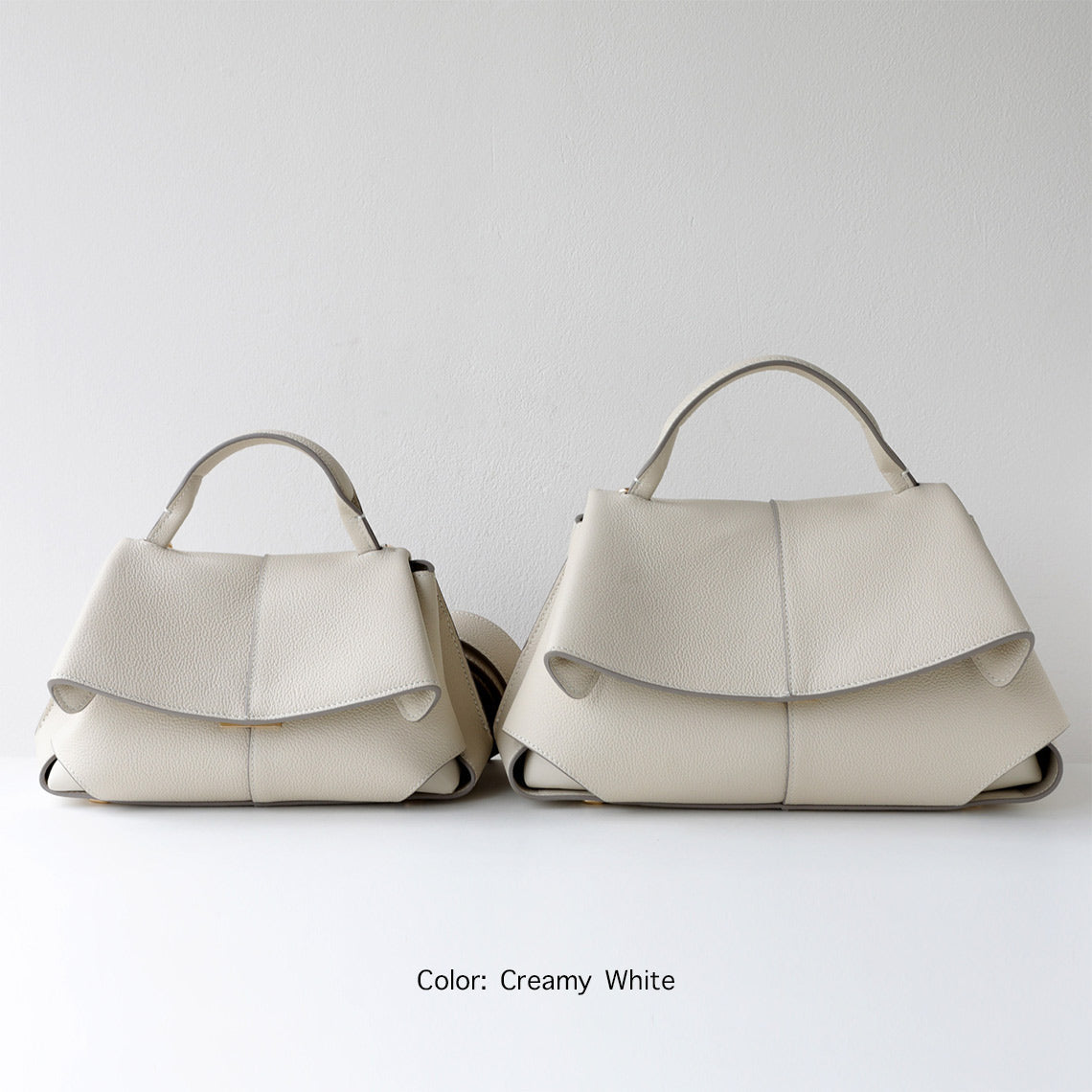 Top Grain Leather Women Smile Bag