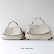 Top Grain Leather Women Smile Bag