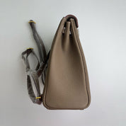Top Grain Leather Inspired Kelly Backpack