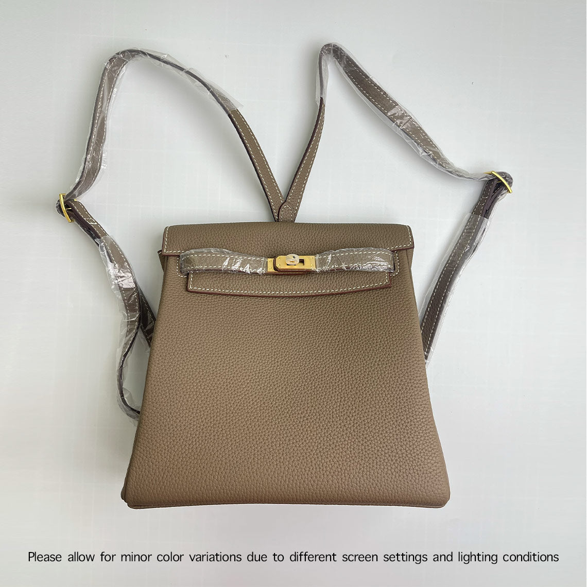Top Grain Leather Inspired Kelly Backpack