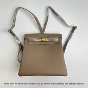 Top Grain Leather Inspired Kelly Backpack