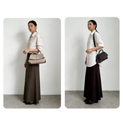 Top Grain Leather Women Smile Bag