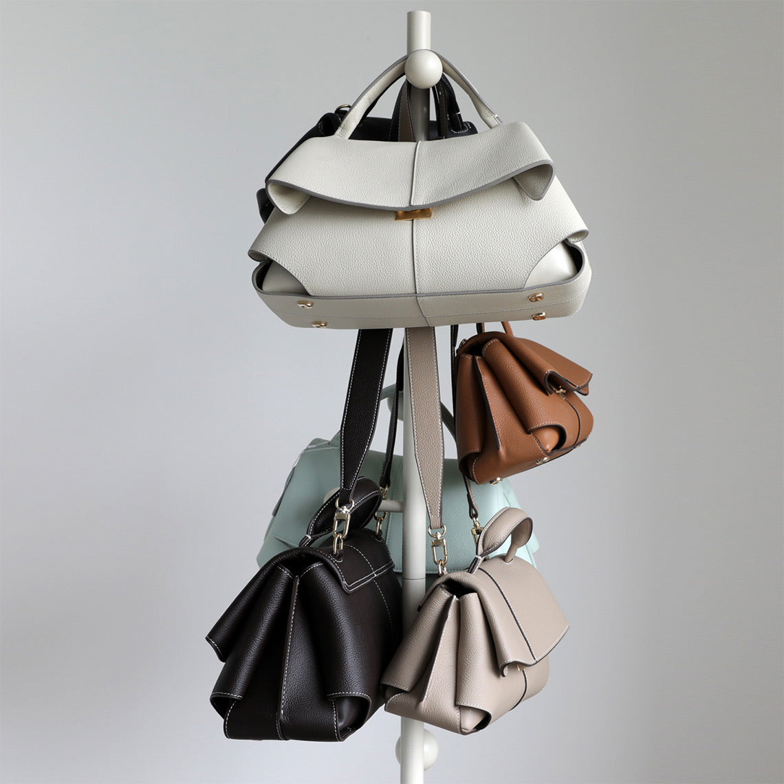 Top Grain Leather Women Smile Bag