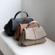Top Grain Leather Women Smile Bag