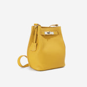 Top Grain Leather Inspired Kelli Bucket Bag