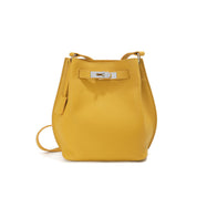 Top Grain Leather Inspired Kelli Bucket Bag