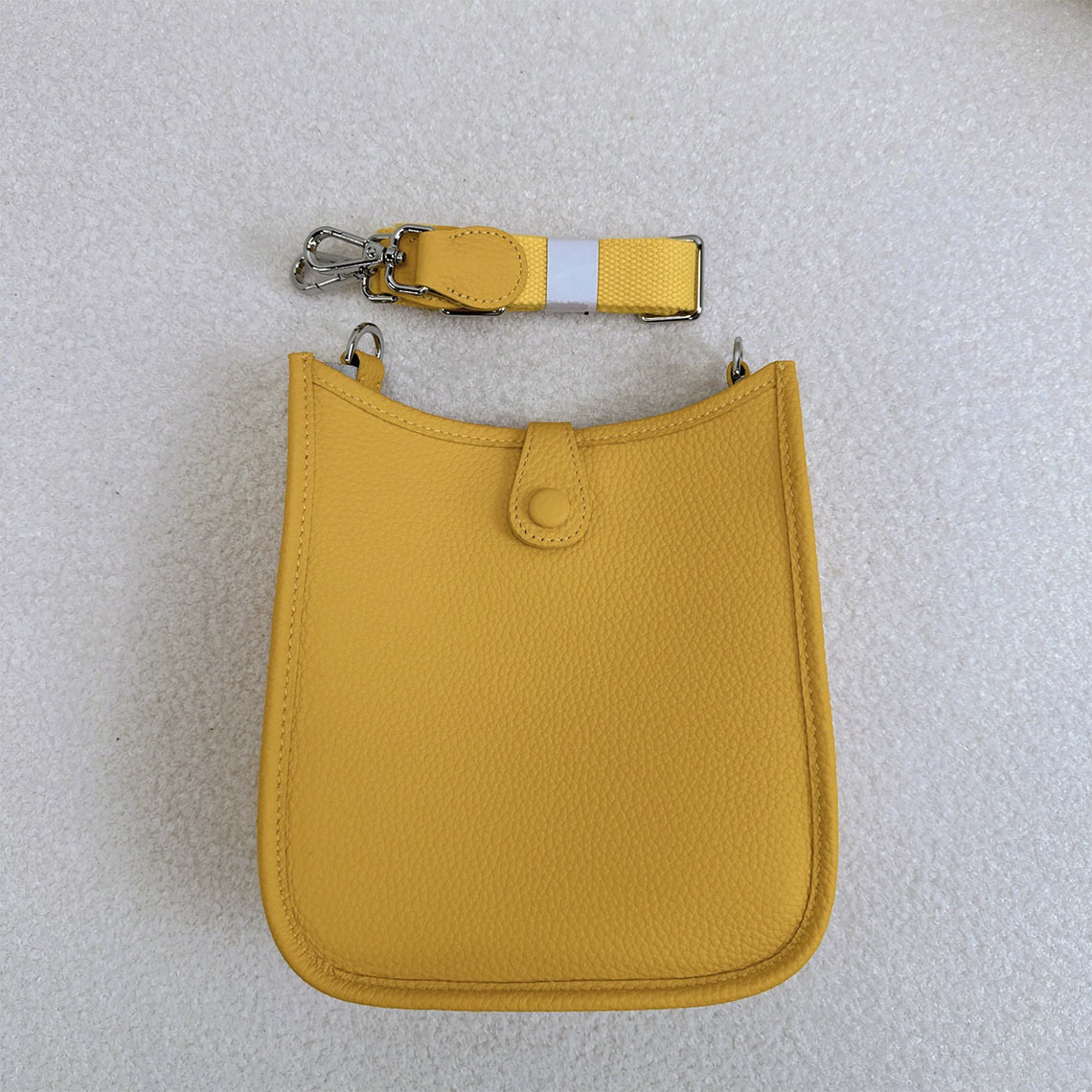 Top Grain Leather Inspired Evelyne Crossbody Bag